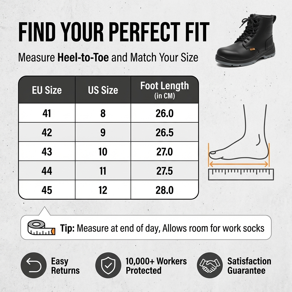 PMR SAFETY MEN'S 6 INCH DEFENDER II H SAFETY SHOES