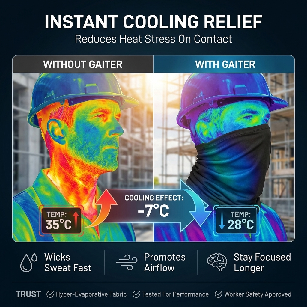 wicking & cooling neck gaiter