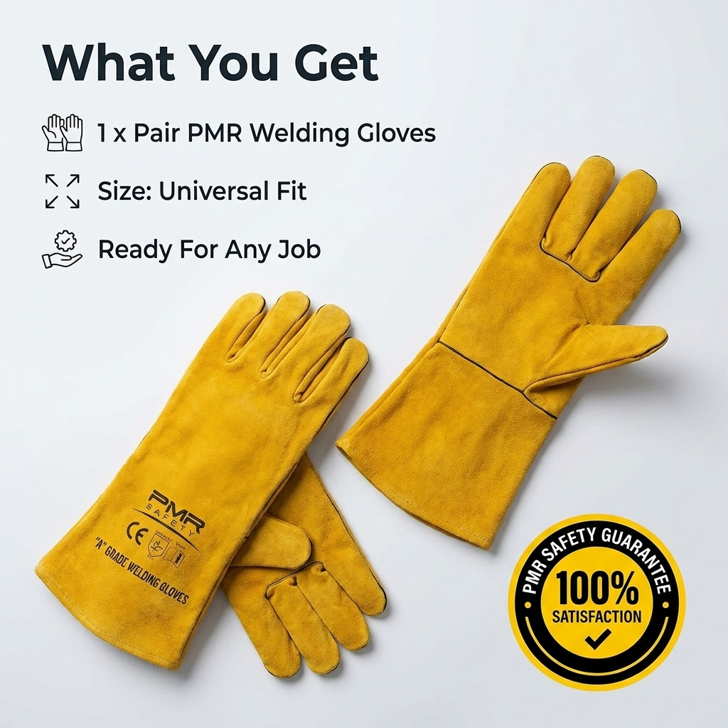 PMR Safety 16” Welding Gloves - A Grade