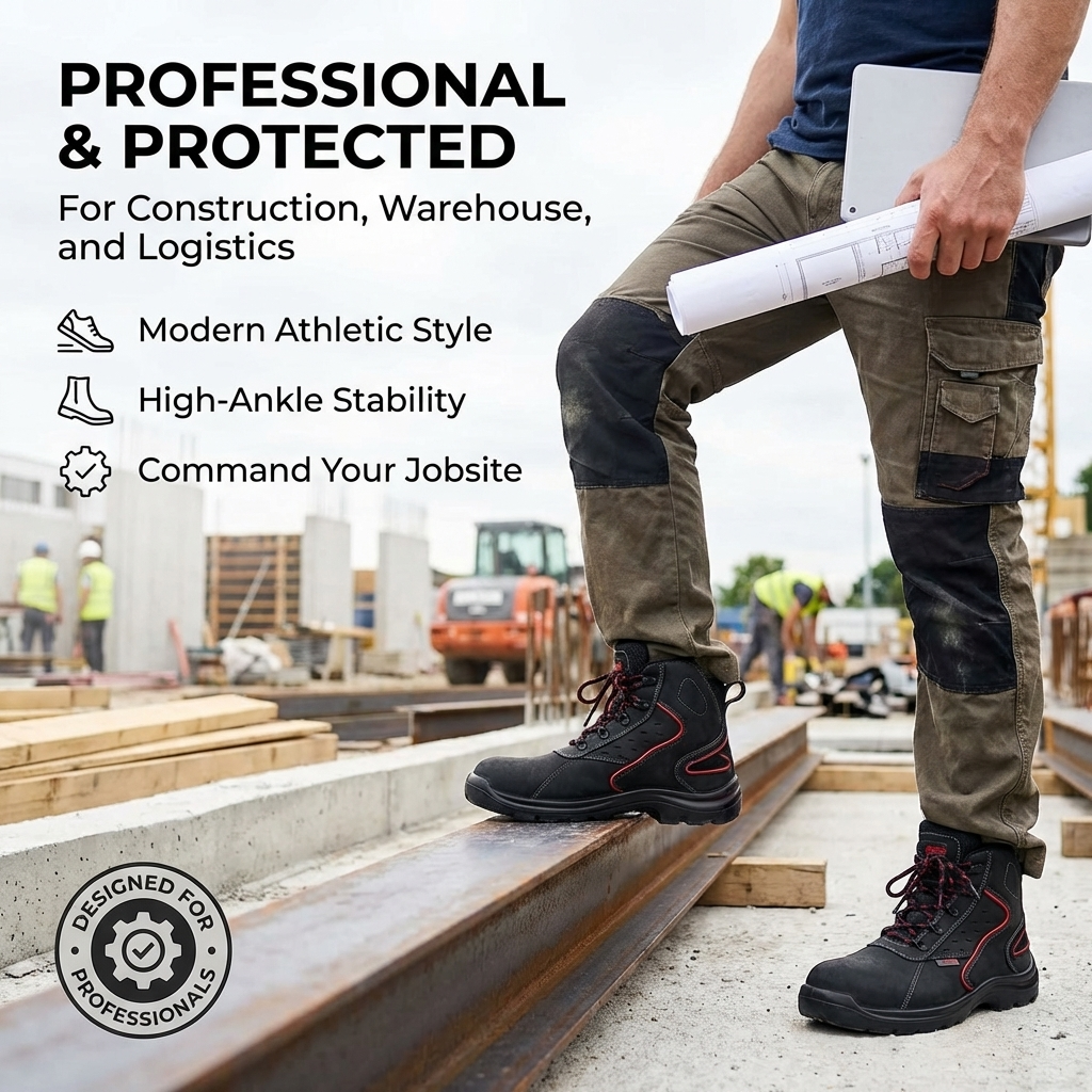PMR Athlecta Sporty Safety Shoes - High Ankle