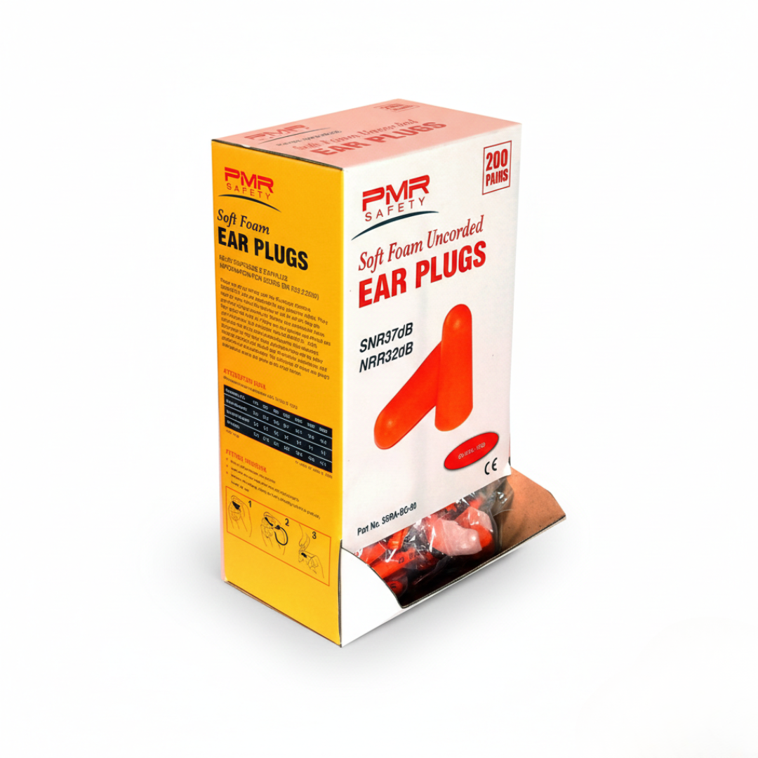 SOFT FOAM UNCORDED EAR PLUGS