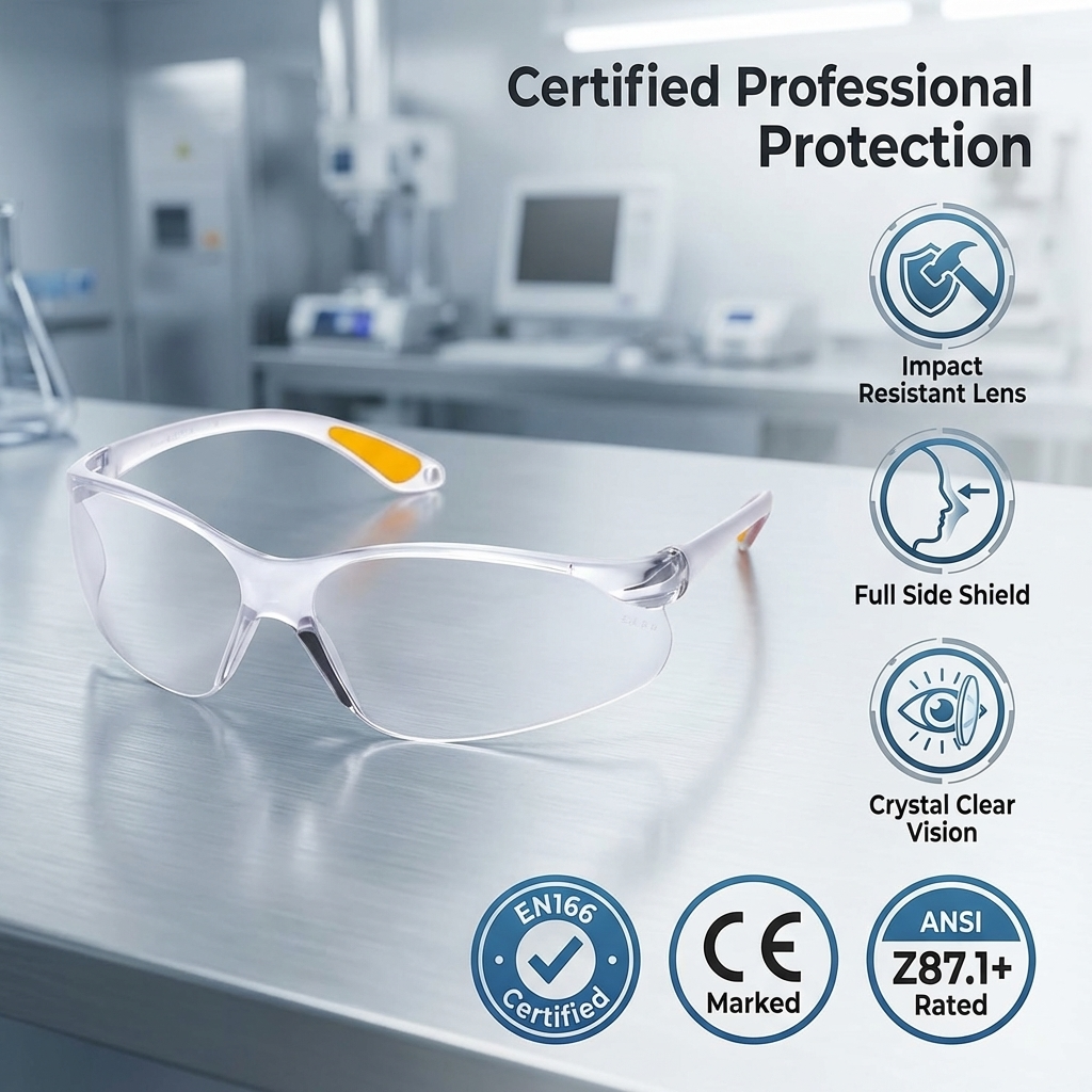 PMR Safety Protective Glasses, Clear