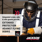 Jackson Safety 14201 MAXVIEW Premium Face Shield | Full-Face Industrial Protection