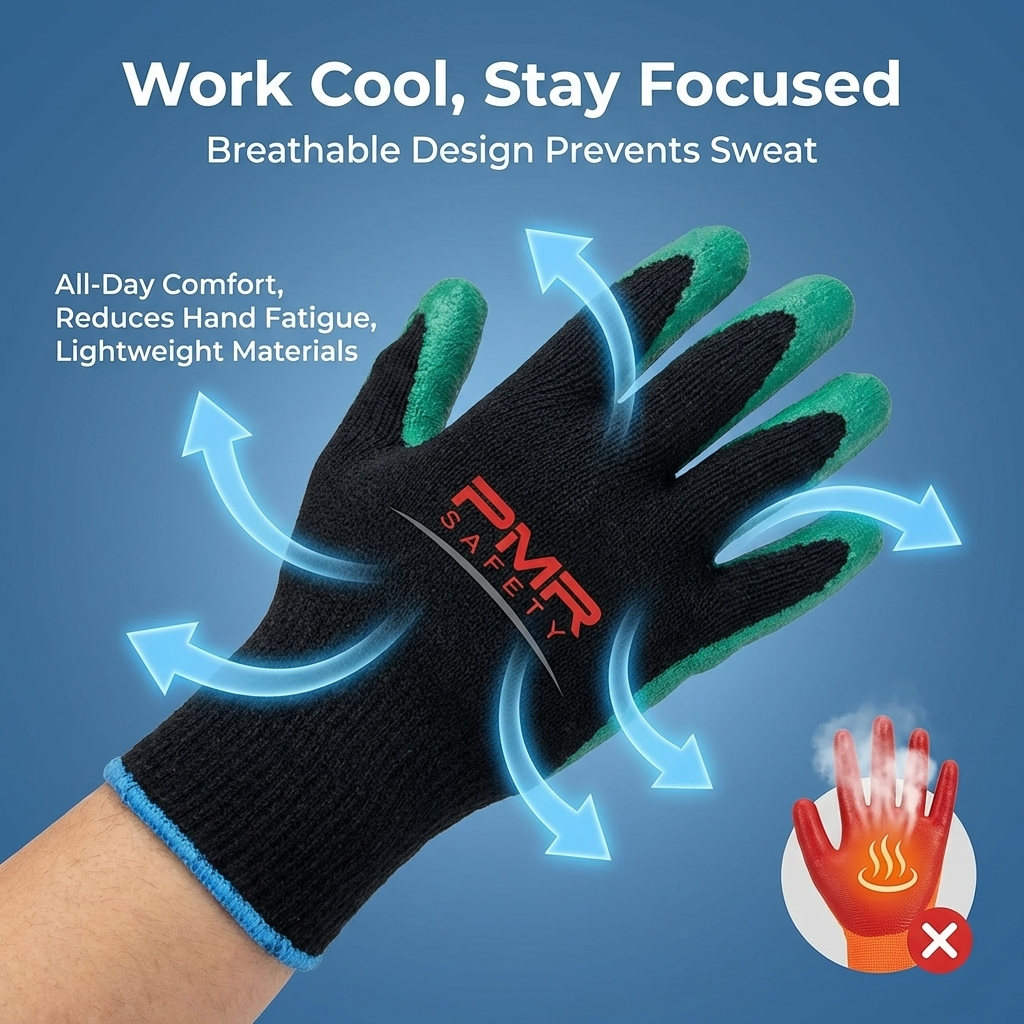 PMR Safety Palm Coated Safety Gloves