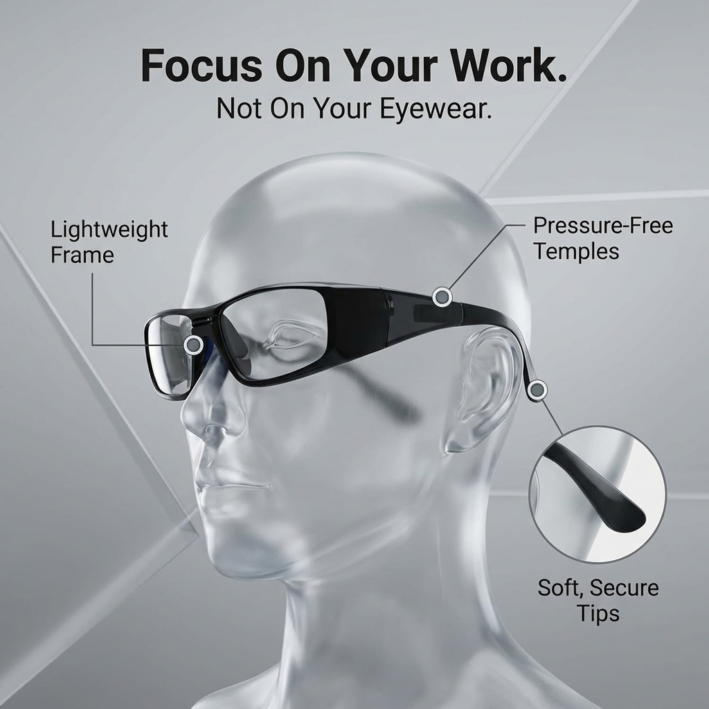PMR Prescription Safety Frame with Monofocal Lens