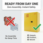 Safety Cabinet for Flammable Liquids & Chemicals | Explosion & Fire Resistant