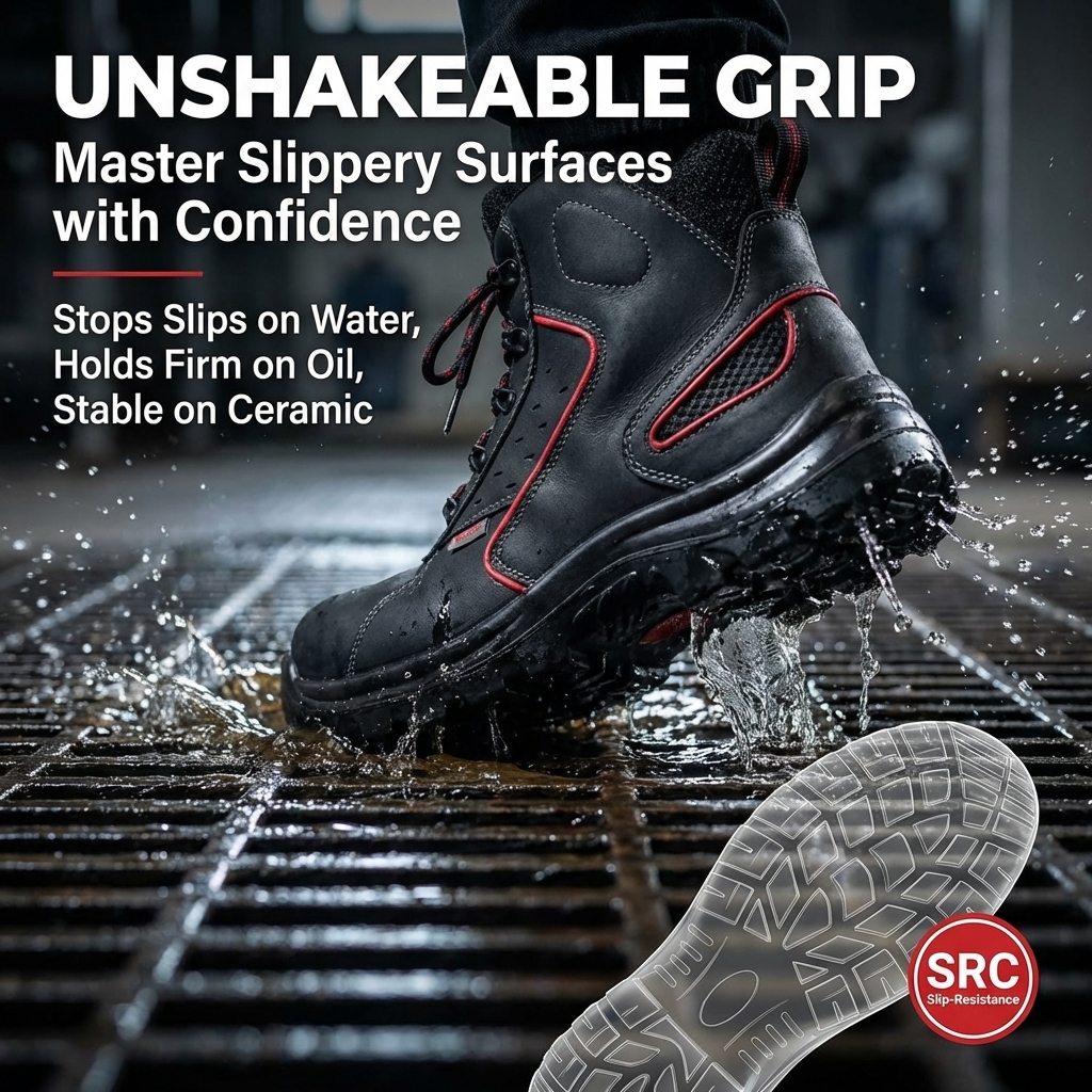 PMR Athlecta Sporty Safety Shoes - High Ankle