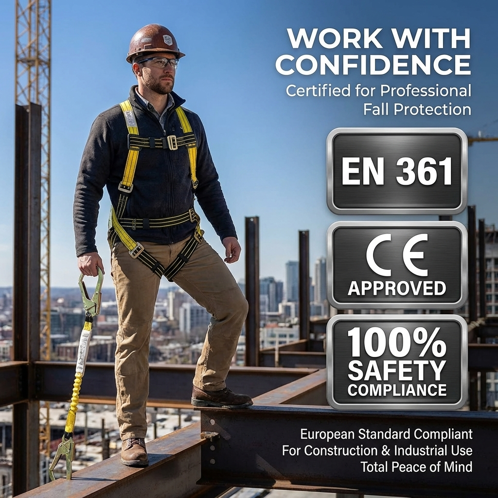PMR SAFETY HARNESS with double Lanyard