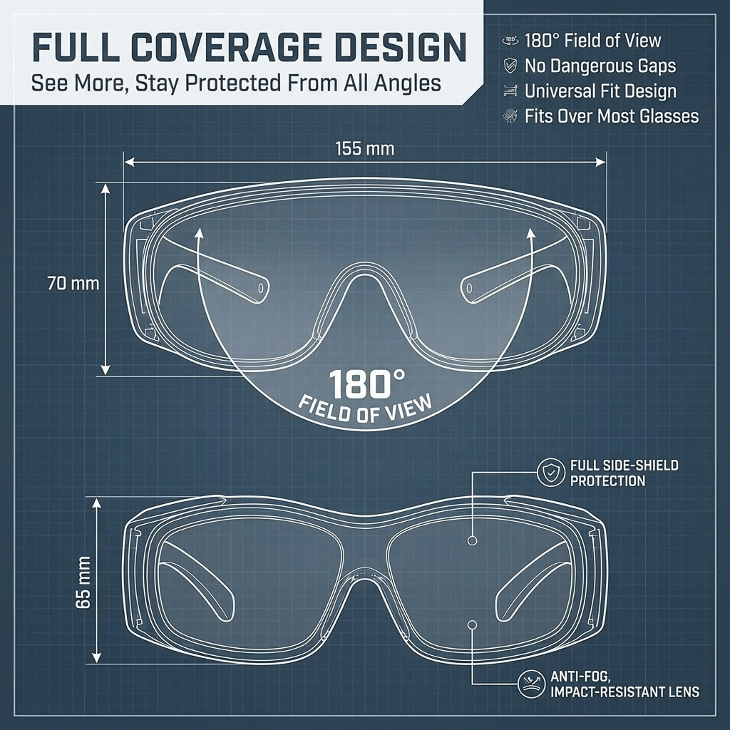 PMR SAFETY BGP 55 INDIRECT VENT SAFETY GOGGLES