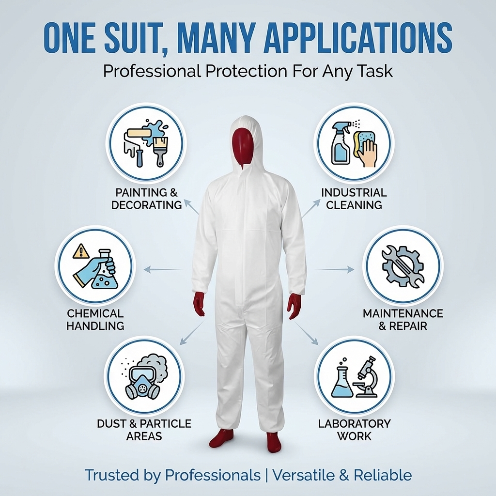 PMR Safety Disposable Coverall - 50 GSM