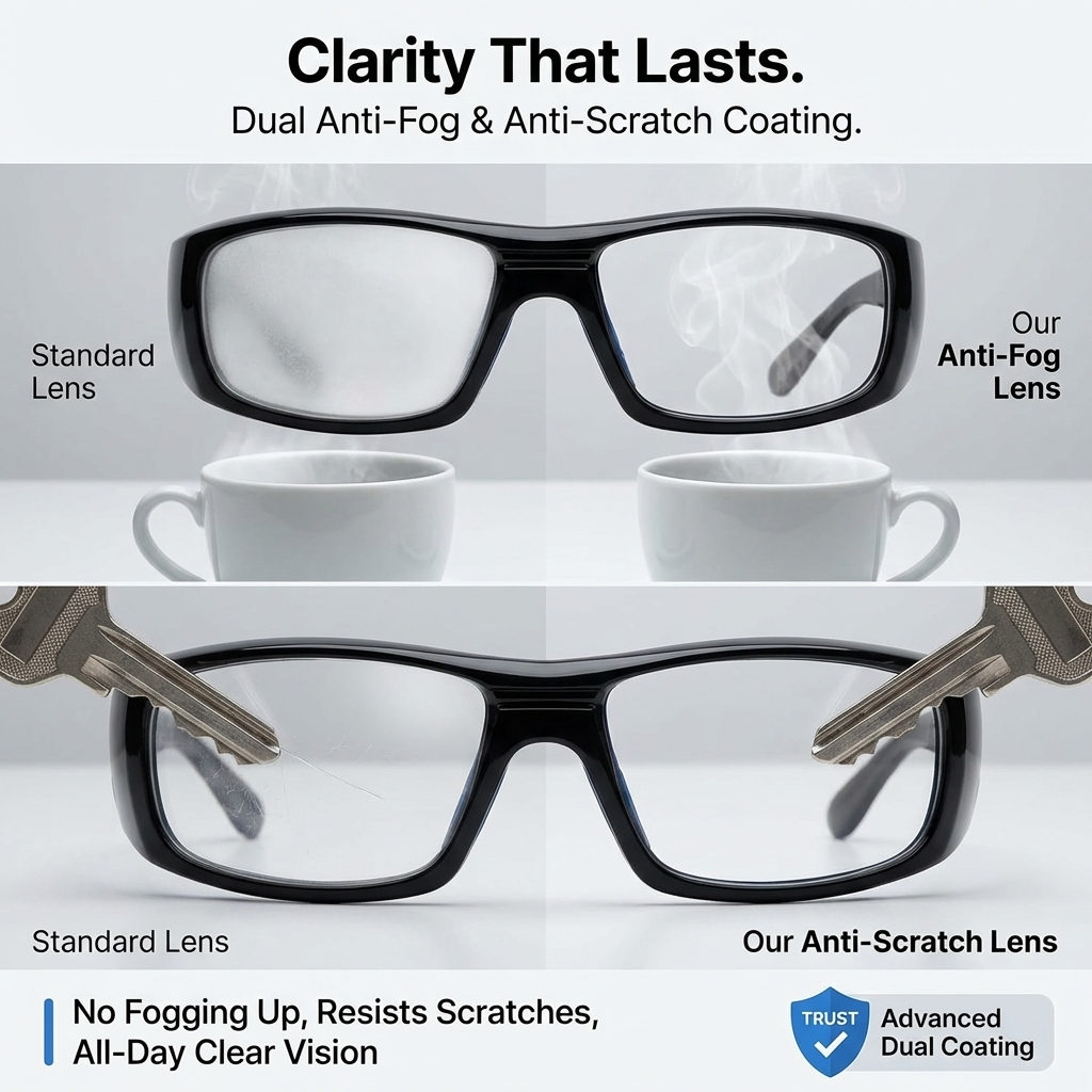 PMR Prescription Safety Frame with Monofocal Lens