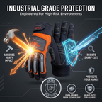 PMR High Impact Para Aramid Protective Gloves