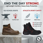 PMR Athlecta Sporty Safety Shoes - High Ankle