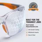 PMR Safety Protective Glasses, Clear