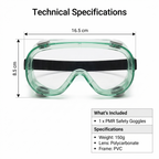 PMR Indirect Vent Safety Goggles