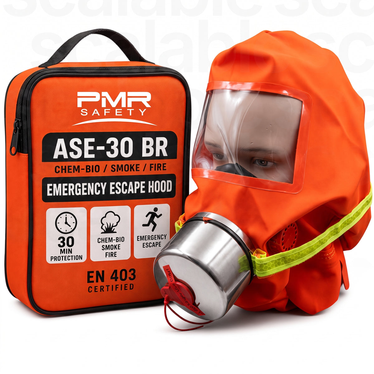 ASE-30 BR Chem-Bio-Smoke-Fire-Gas Protection Hood