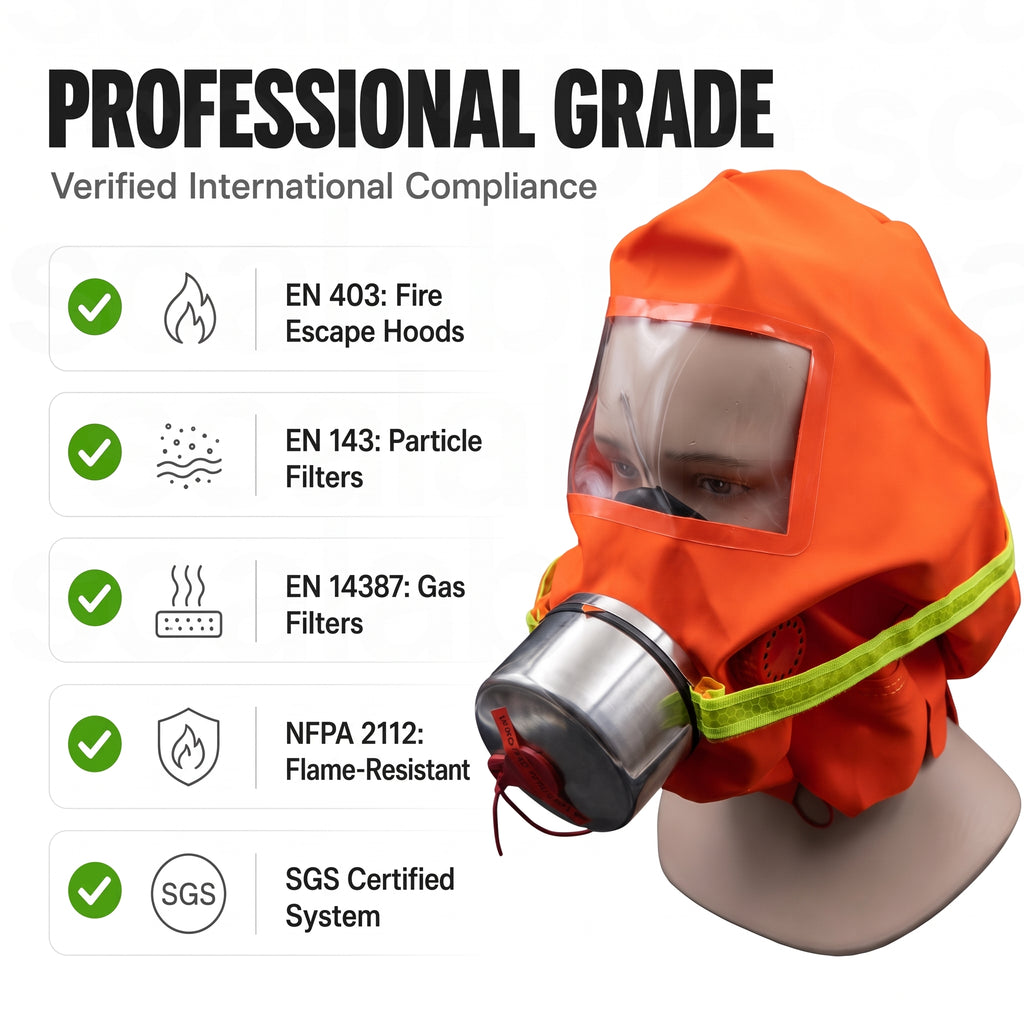 ASE-30 BR Chem-Bio-Smoke-Fire-Gas Protection Hood