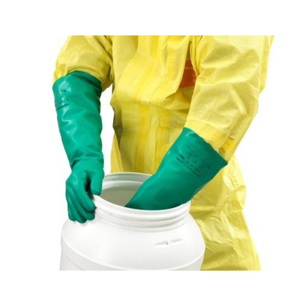 AlphaTec™ Solvex™ 37-185 Elbow-Length Chemical Resistant Gloves
