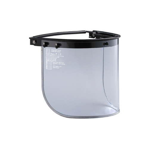Blue Eagle FC48 PC Face Shield Visor | 1.0 mm Clear Polycarbonate