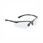 Bollé Safety  CONTOUR Clear Safety Spectacles | Ultra-Lightweight Panoramic Industrial Eyewear