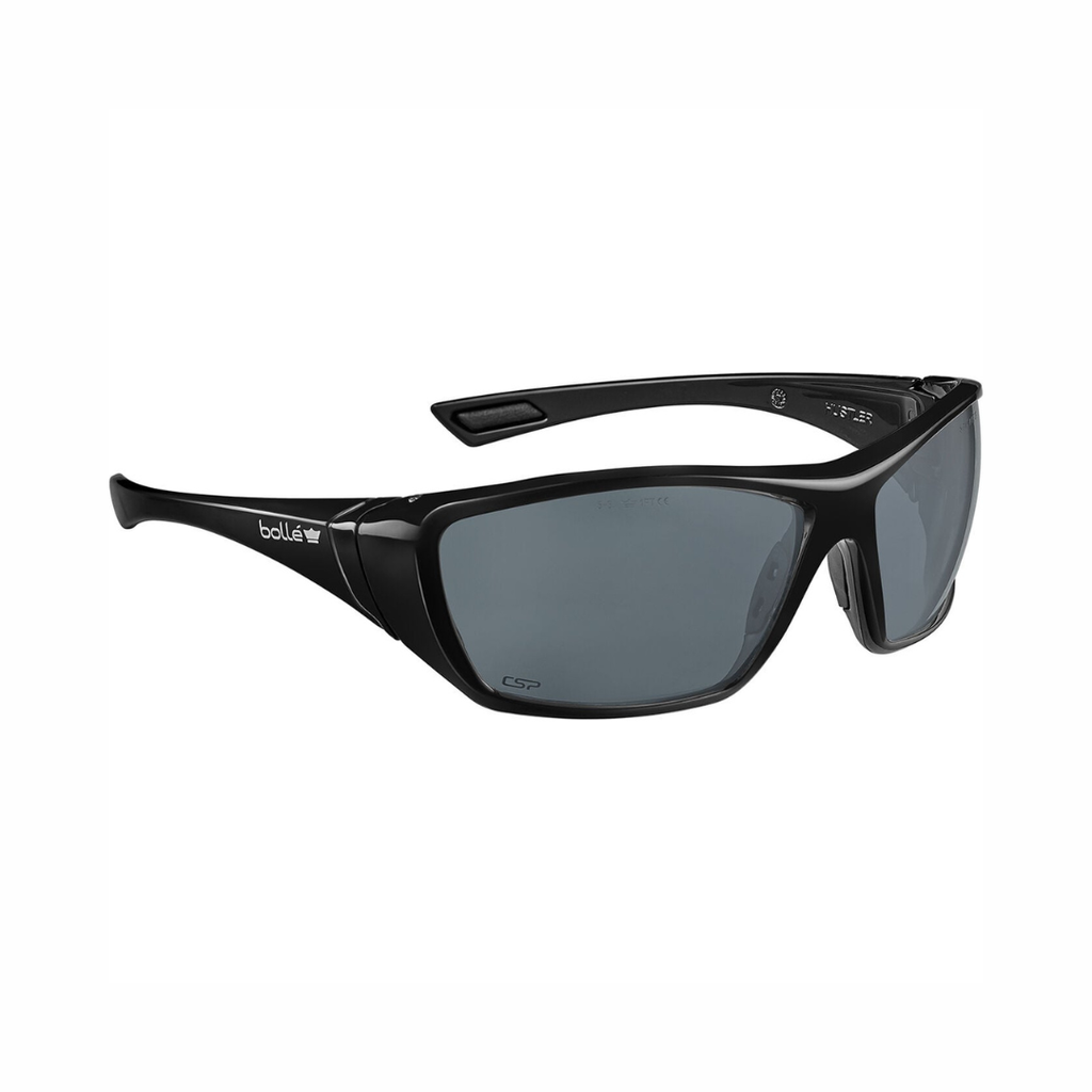 Bollé Safety HUSTLER Smoke Safety Glasses | Wraparound Outdoor Protective Eyewear