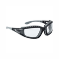 Bollé Safety Tracker Clear Hybrid Safety Glasses/Goggles | Platinum Anti-Fog Eye Protection