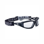 Bollé Safety Tracker Clear Hybrid Safety Glasses/Goggles | Platinum Anti-Fog Eye Protection