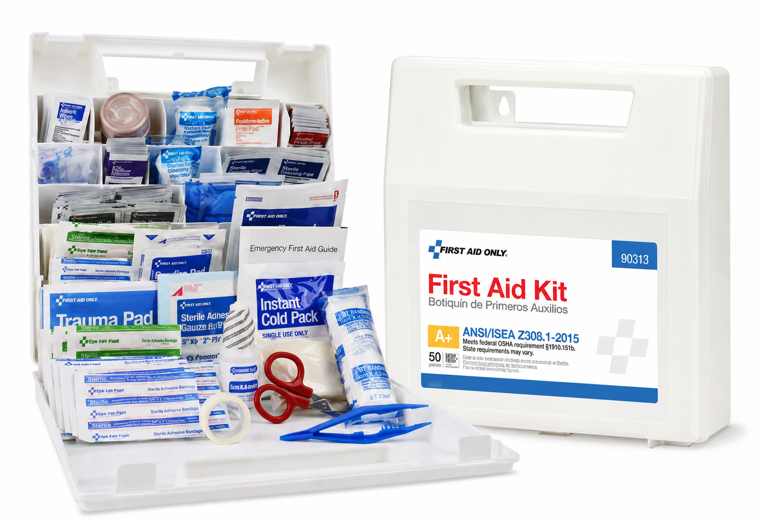 First Aid Only 50 Person ANSI A+ Bulk First Aid Kit