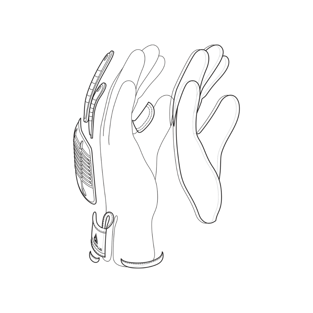 Delta Plus EOS NOCUT VV910 Cut & Impact Resistant Gloves