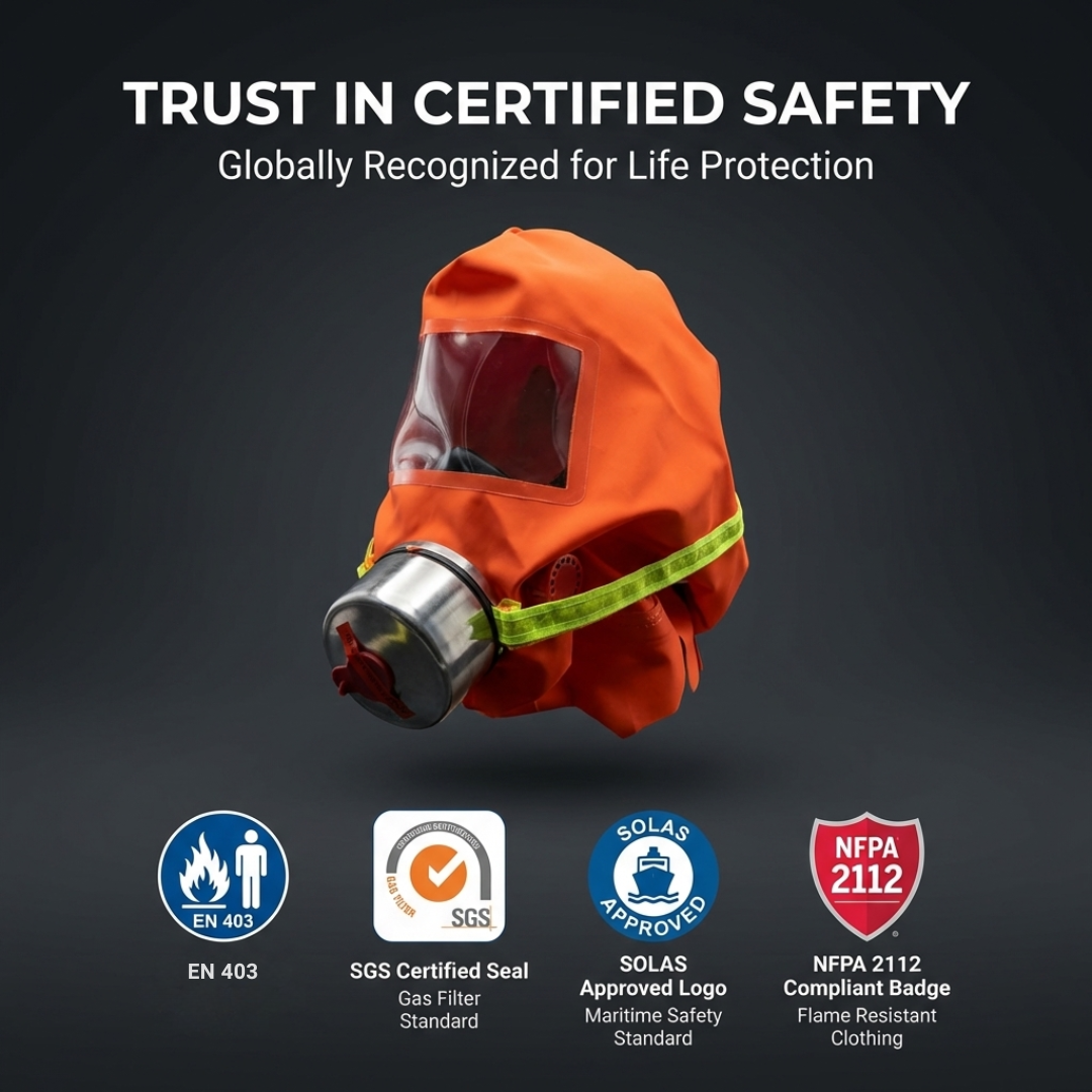 ASE-30 BR Chem-Bio-Smoke-Fire-Gas Protection Hood