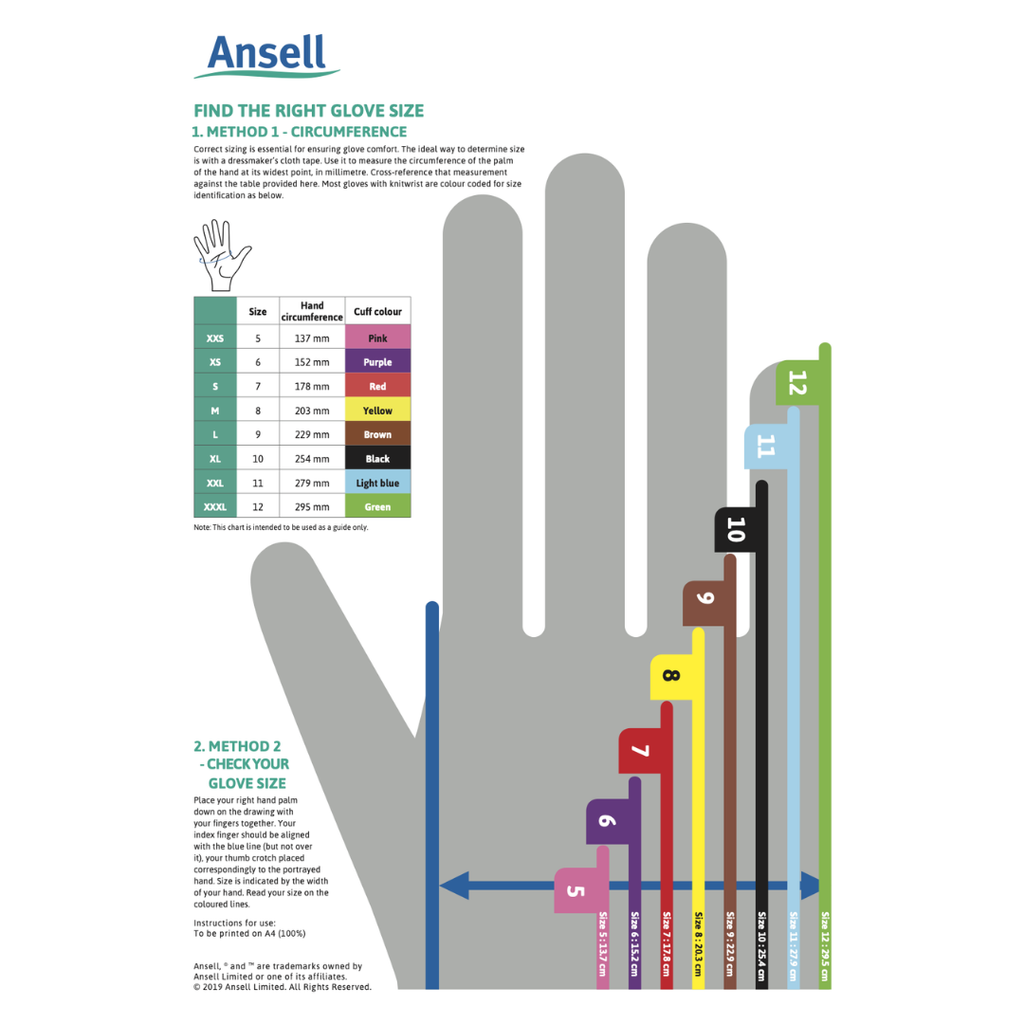 Ansell HyFlex™ 11-435 Cut Resistant Safety Gloves
