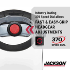 Jackson Safety 14262 F4XP Premium Face Shield | High-Impact Polycarbonate Face Shield