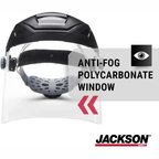 Jackson Safety 14262 F4XP Premium Face Shield | High-Impact Polycarbonate Face Shield