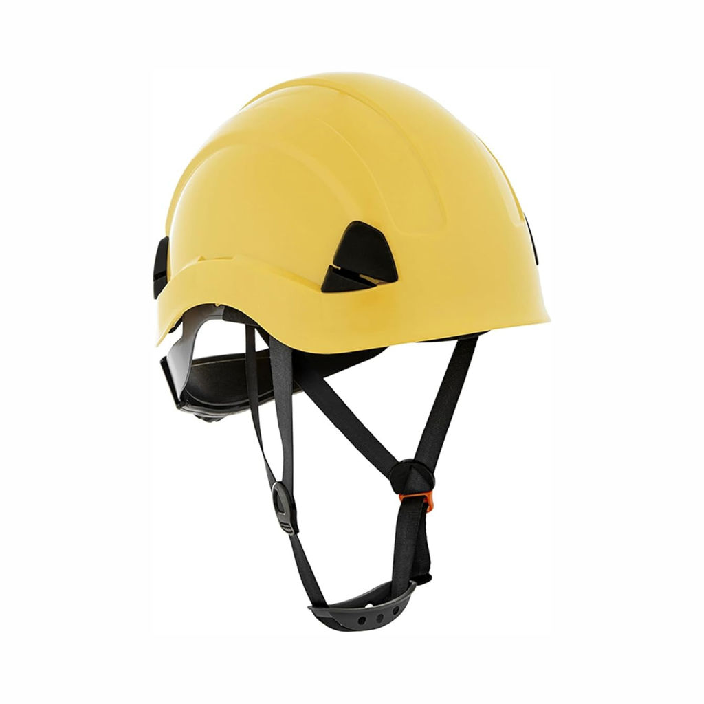 Jackson Safety 20901 CH-300 Industrial Climbing Hard Hat | Yellow Non-Vented HDPE Safety Helmet