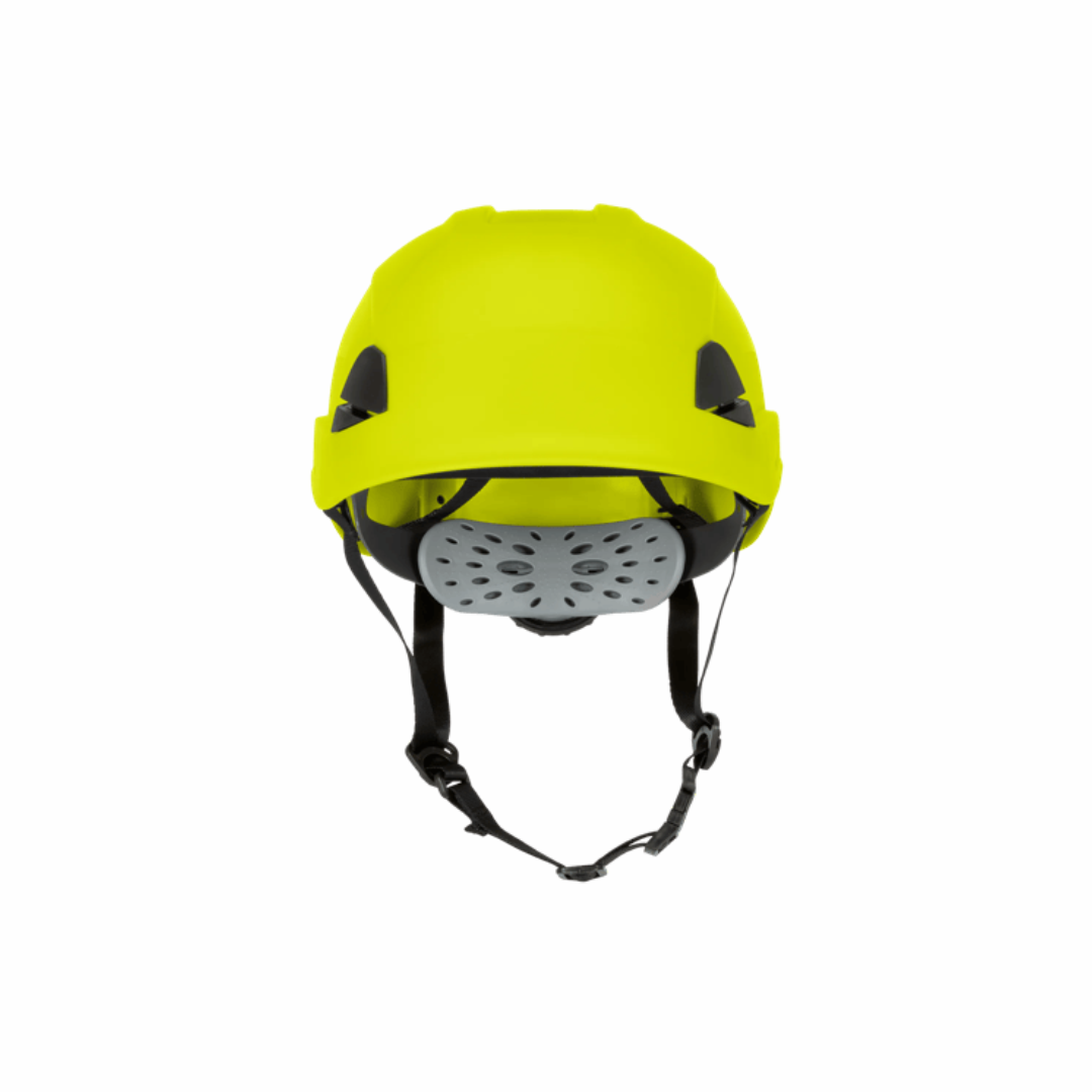 Jackson Safety 20906 CH-300 Industrial Climbing Hard Hat | Hi-Vis Green Non-Vented HDPE Safety Helmet