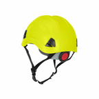 Jackson Safety 20906 CH-300 Industrial Climbing Hard Hat | Hi-Vis Green Non-Vented HDPE Safety Helmet