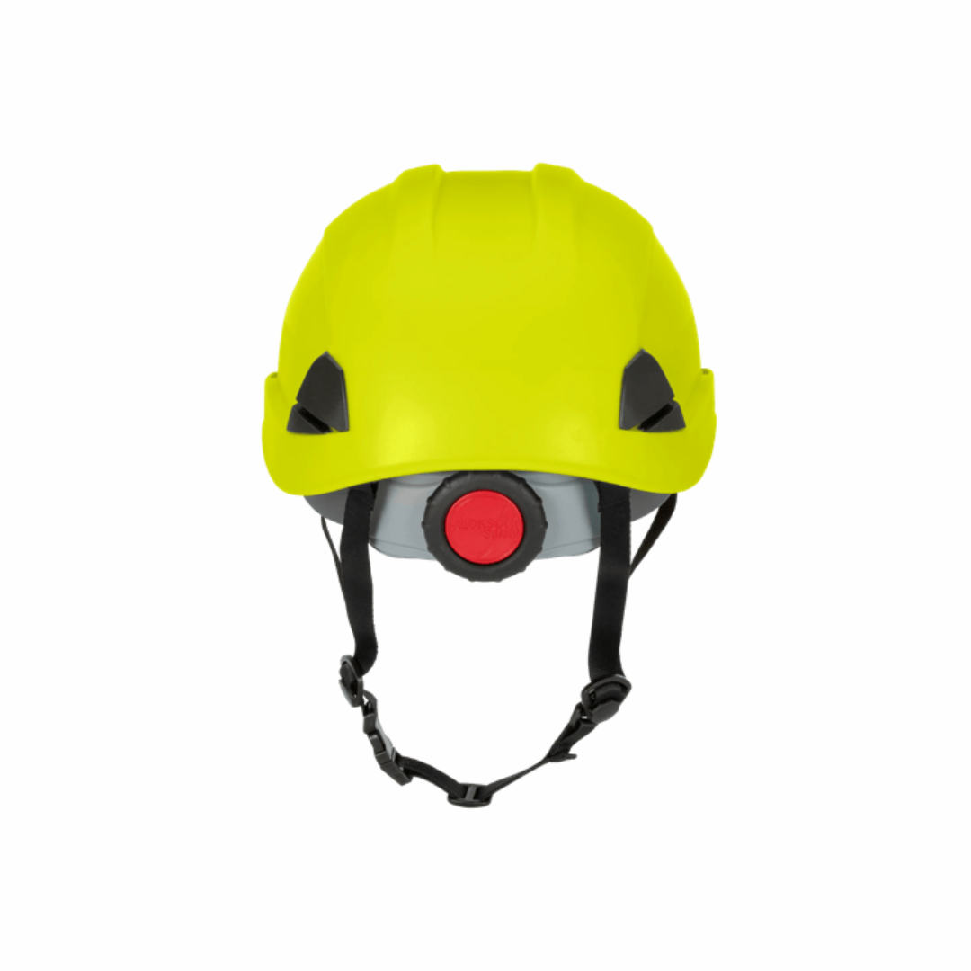 Jackson Safety 20906 CH-300 Industrial Climbing Hard Hat | Hi-Vis Green Non-Vented HDPE Safety Helmet