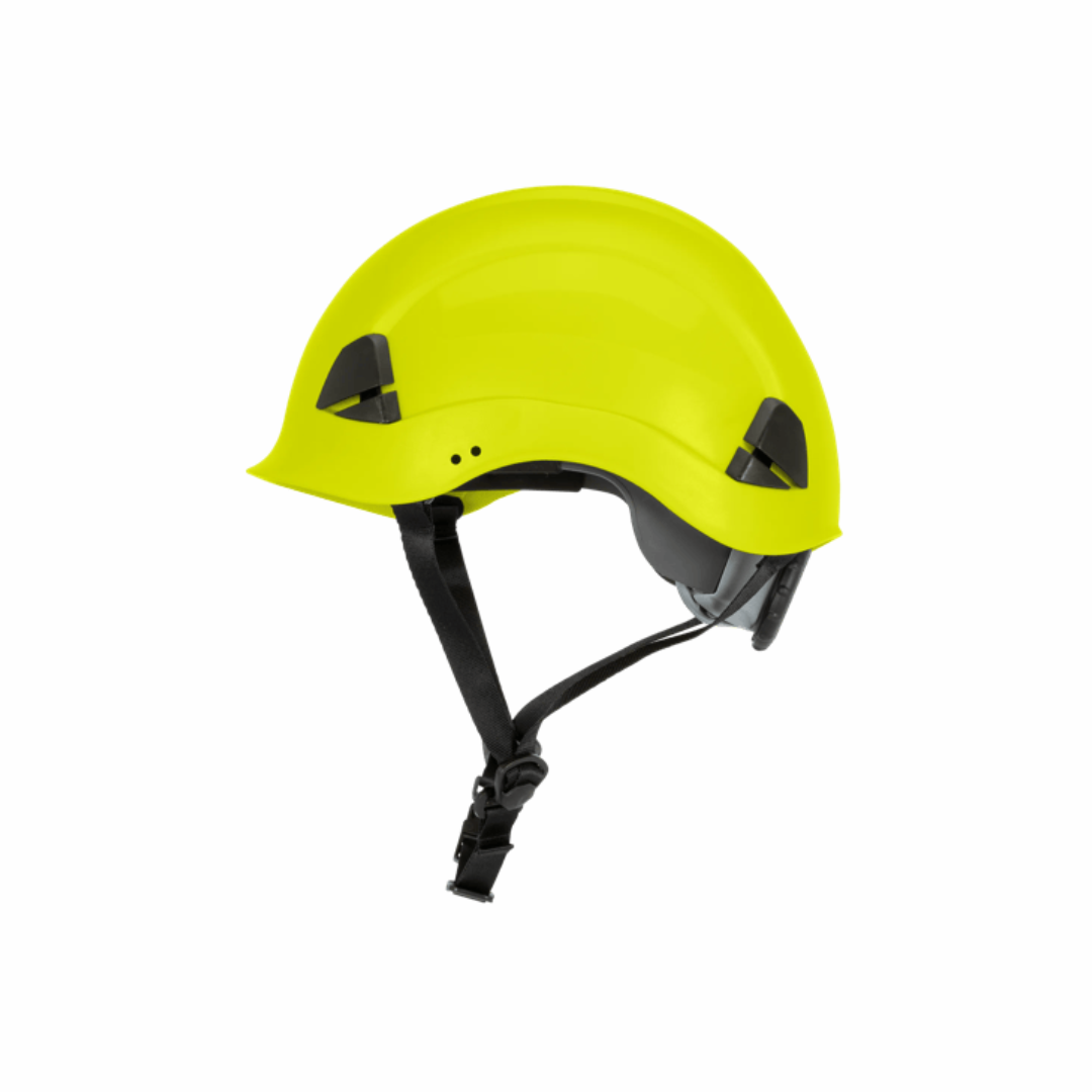 Jackson Safety 20906 CH-300 Industrial Climbing Hard Hat | Hi-Vis Green Non-Vented HDPE Safety Helmet