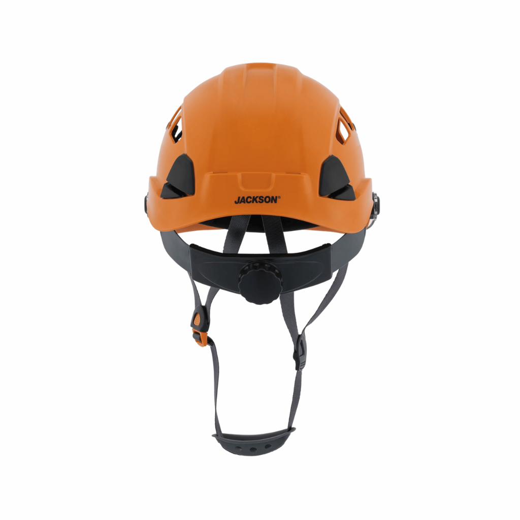 Jackson Safety 20973 CH-450V Industrial Climbing Hard Hat with Integrated Visor | Hi-Vis Orange PC/ABS Safety Helmet