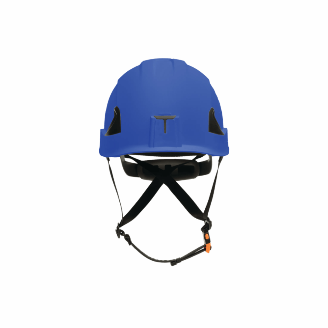 Jackson Safety 22922 CH-2-400V Type 2 Safety Helmet | Blue Vented PC/ABS Climbing Helmet