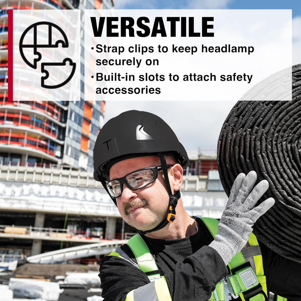 Jackson Safety 22924 CH-2-400V Type 2 Climbing Safety Helmet | Vented PC/ABS Industrial Helmet