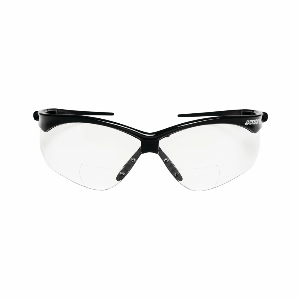 Jackson Safety 50041 SG Series Safety Glasses | +2.00 Reader Clear Lens