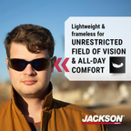 Jackson Safety SGf Series 50028 Safety Glasses | Smoke Lens Protective Eyewear