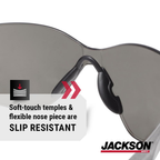 Jackson Safety SGf Series 50028 Safety Glasses | Smoke Lens Protective Eyewear
