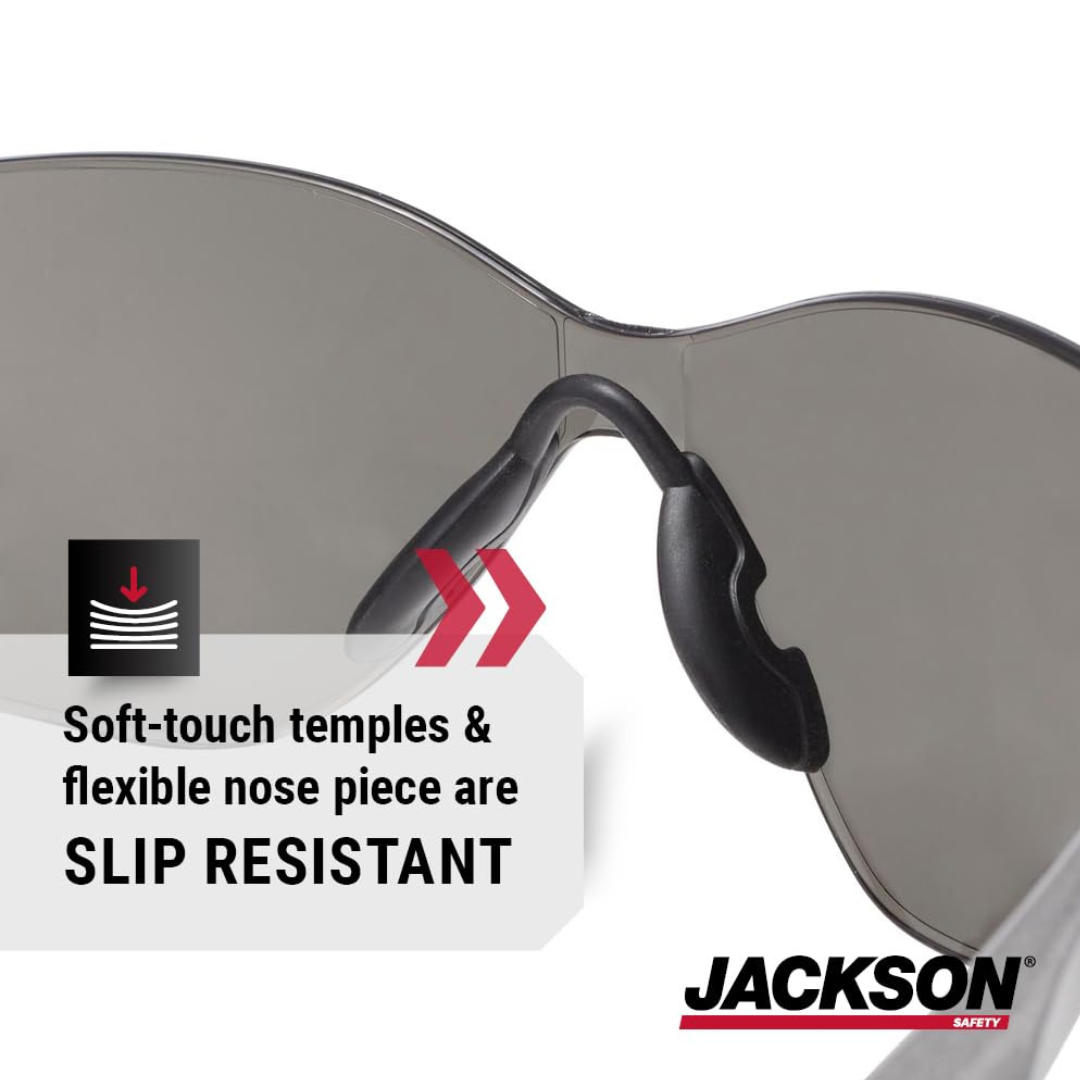 Jackson Safety SGf Series 50028 Safety Glasses | Smoke Lens Protective Eyewear