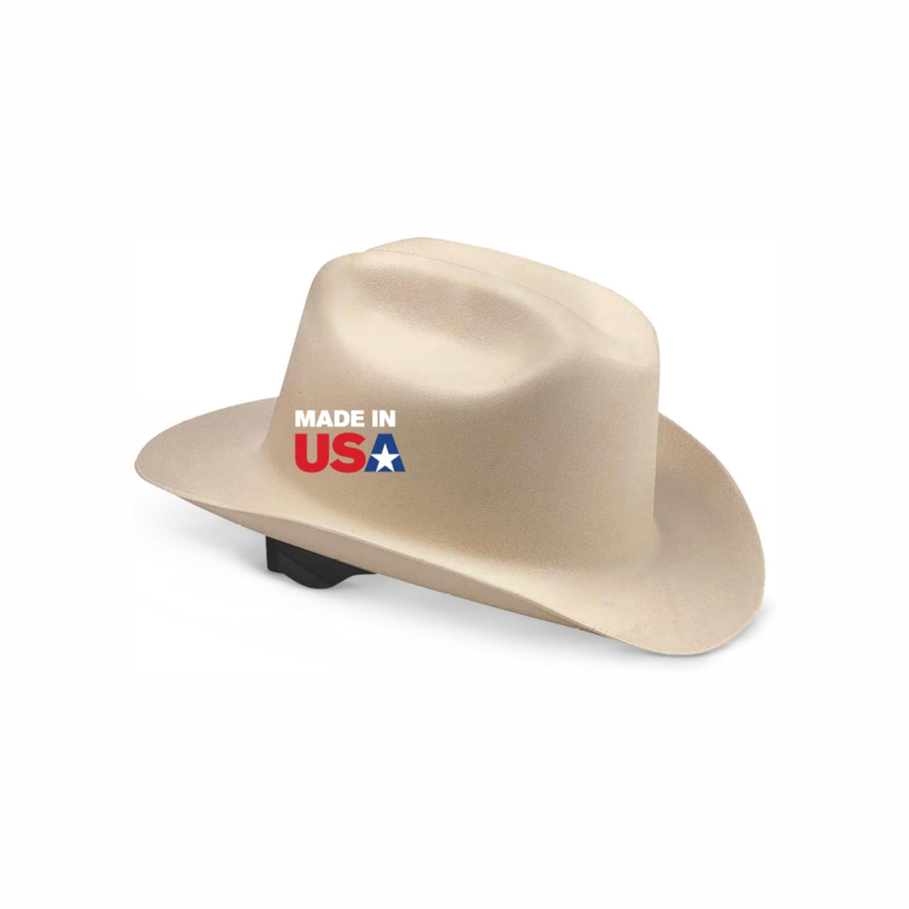 Jackson Safety Western Outlaw Full Brim Hard Hat | Cowboy-Style HDPE Safety Helmet