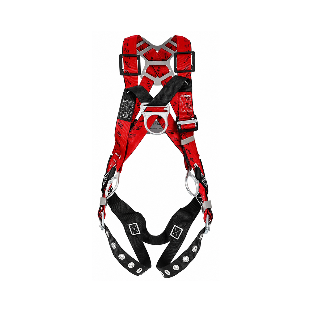 MSA 10041609 TechnaCurv Full Body Safety Harness | Pullover Cross-Over Style | Standard Size