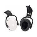 MSA 10087439 left/RIGHT™ Passive Cap-Mounted Earmuff – Low Attenuation Hearing Protection - White