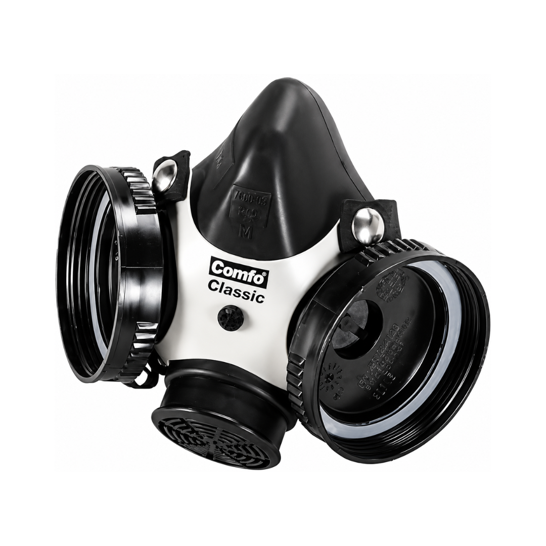 MSA 808071 Comfo Classic® Half-Mask Respirator | Medium Silicone Facepiece