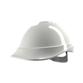 MSA V-Gard 200 White Safety Helmet | ABS Industrial Hard Hat with Fas-Trac III Suspension